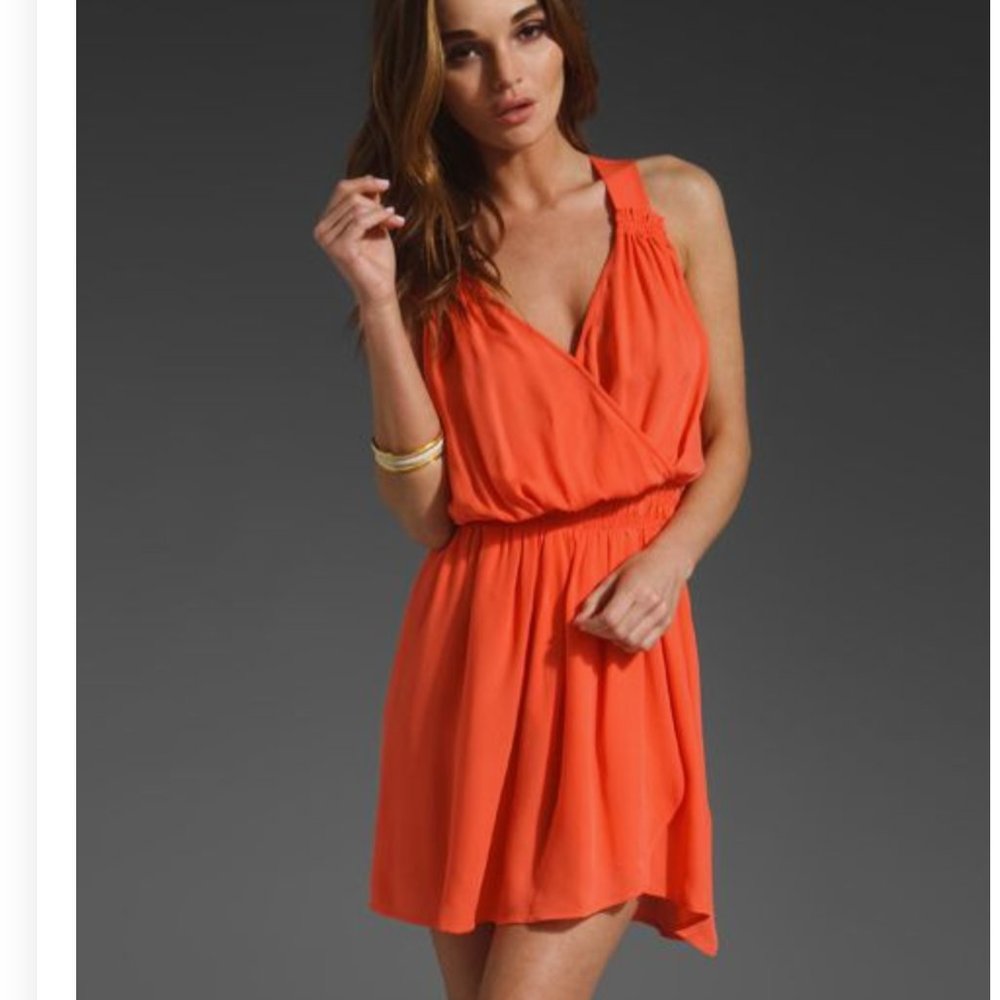 Joie Summer Dress in Coral